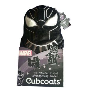 **NEW** Black Panther Hoodie Size 2 Child Toddler Kids Marvel Cubcoats 2-in-1